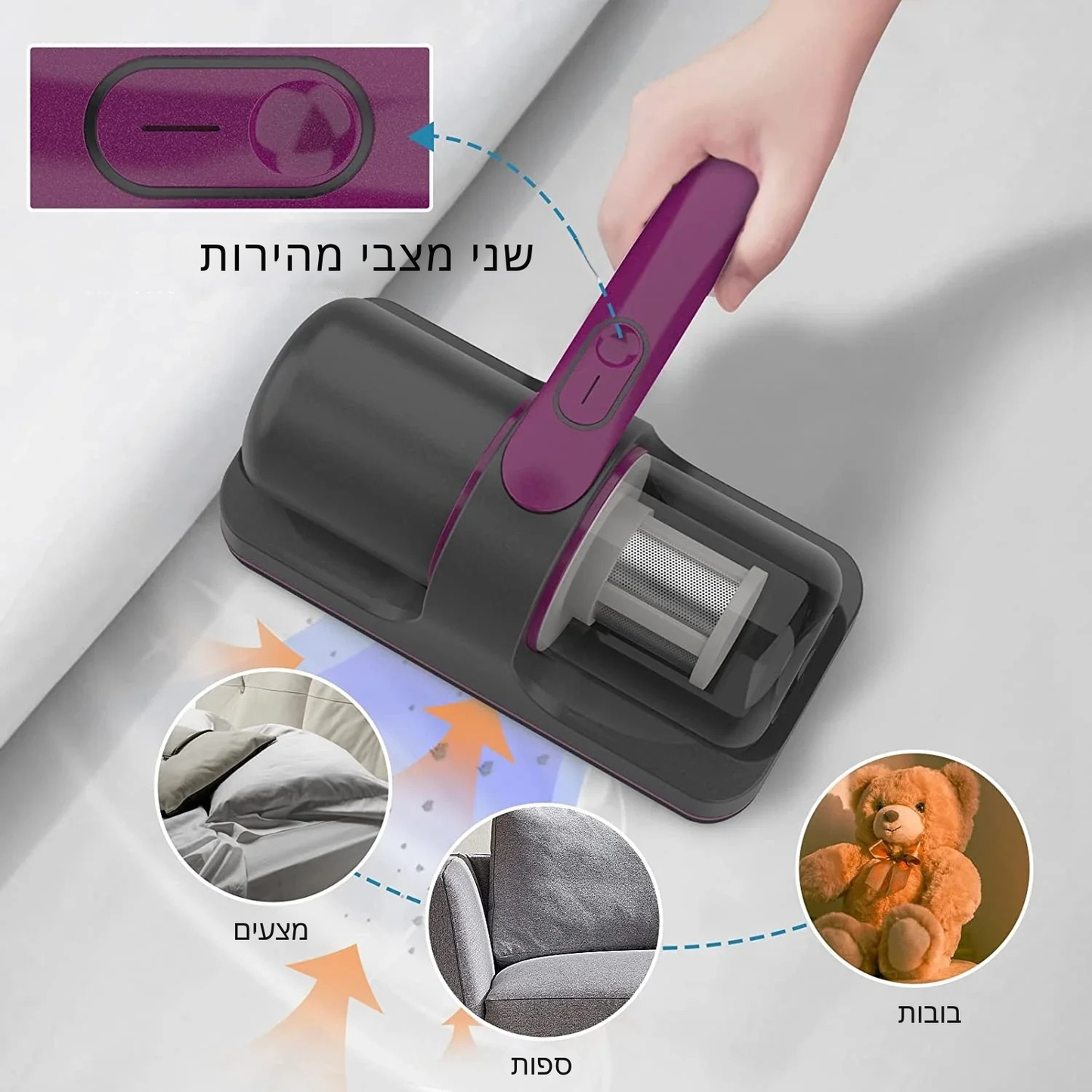 ™DBedVac - שואב אבק UV